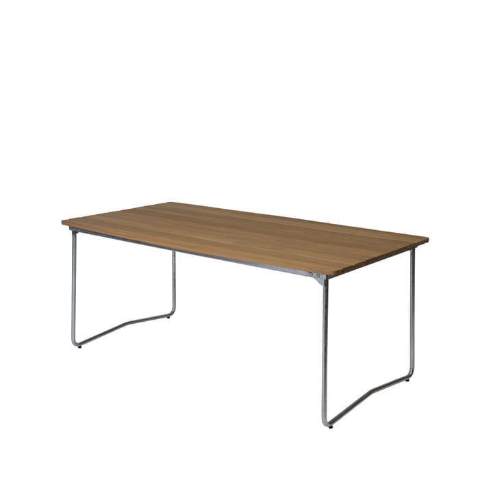 B31 170 spisebord - Eg olie-varmforzinket stativ - Grythyttan Stålmöbler