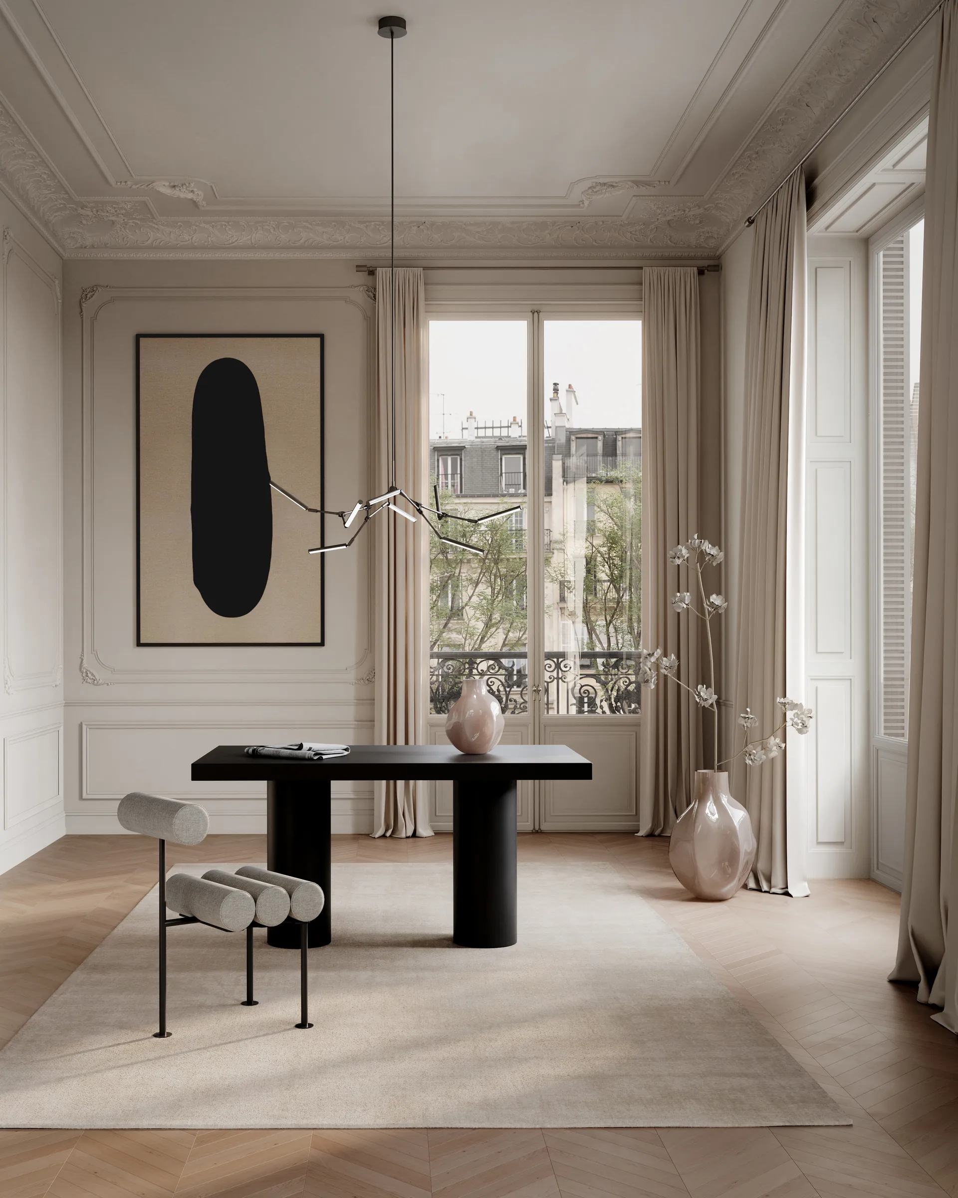 Bakku vase medio, Smoked desert 101 Copenhagen