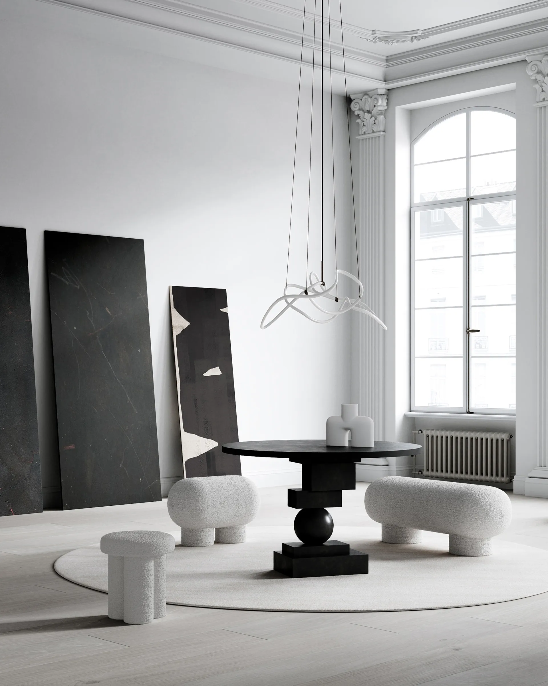 Big Foot bænk petit, Nubuck 101 Copenhagen