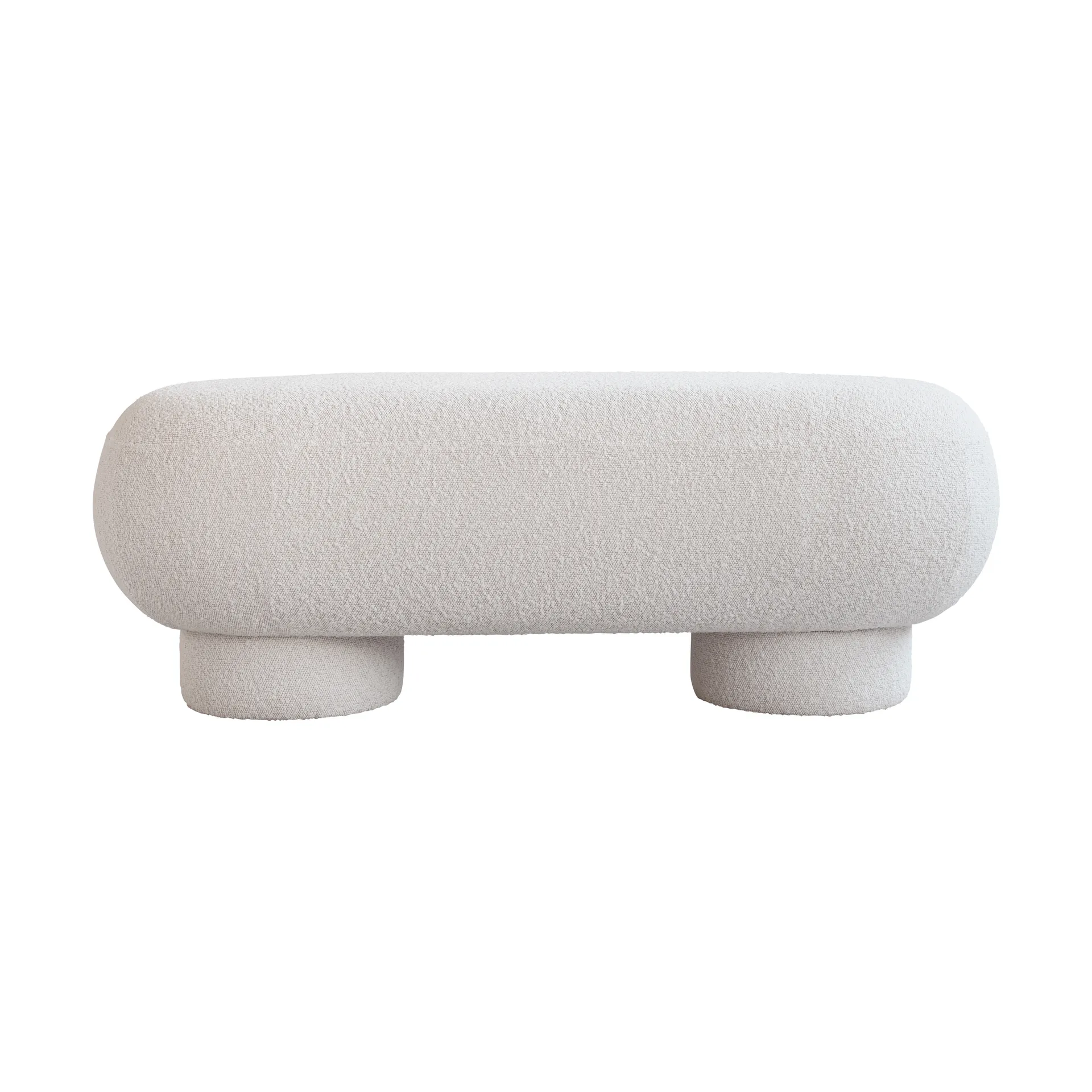 Big Foot petit bænk 120x44 cm, Bouclé 101 Copenhagen