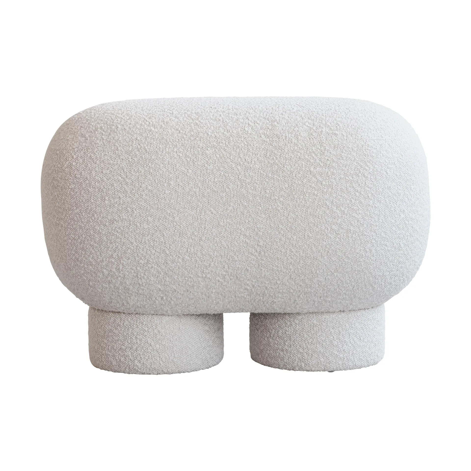 Big Foot petit bænk 70x47 cm, Bouclé 101 Copenhagen