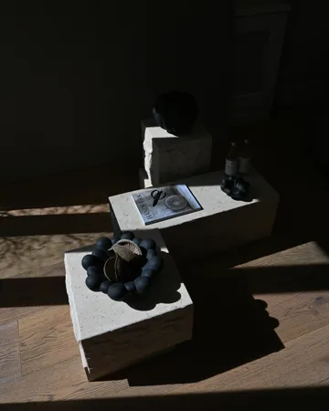 Bloom Tray skål medio Ø28,5 cm - Black - 101 Copenhagen