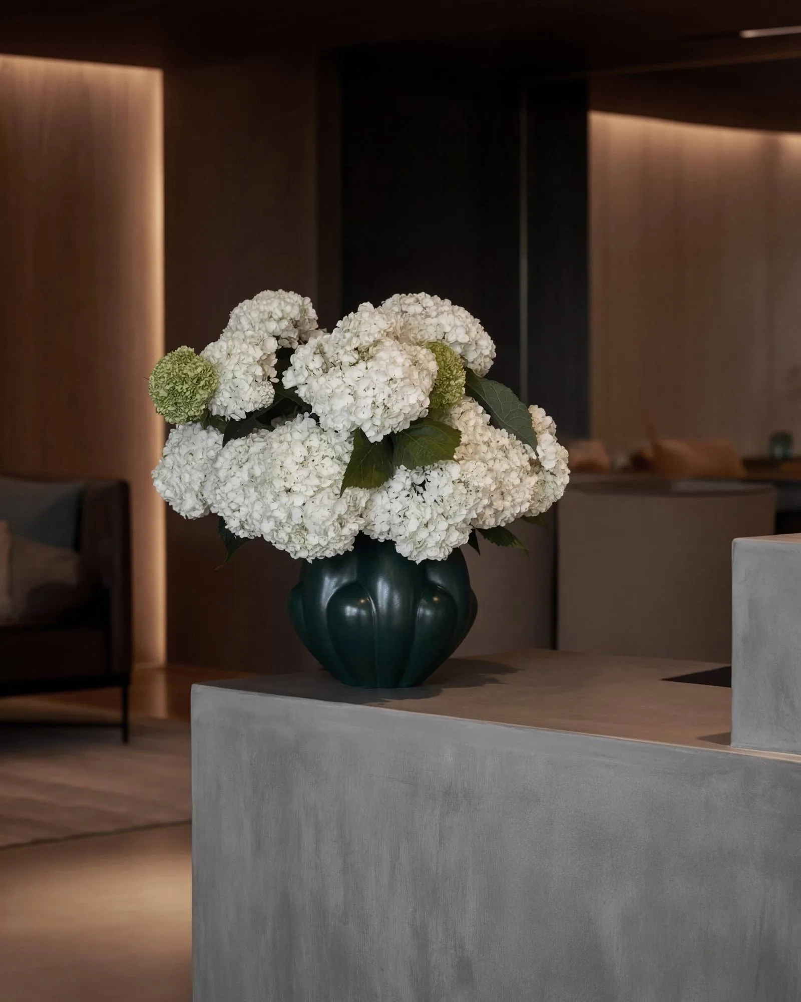 Bloom vase mini, Mørkegrøn 101 Copenhagen
