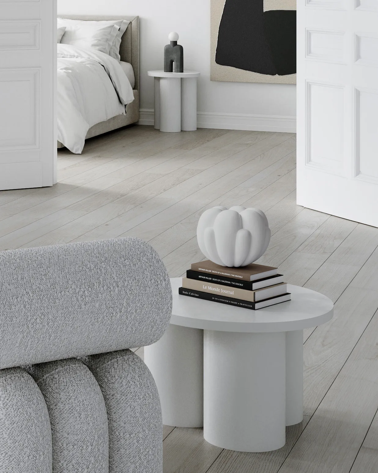 Bloom vase petit 22,5x24 cm, Bone white 101 Copenhagen