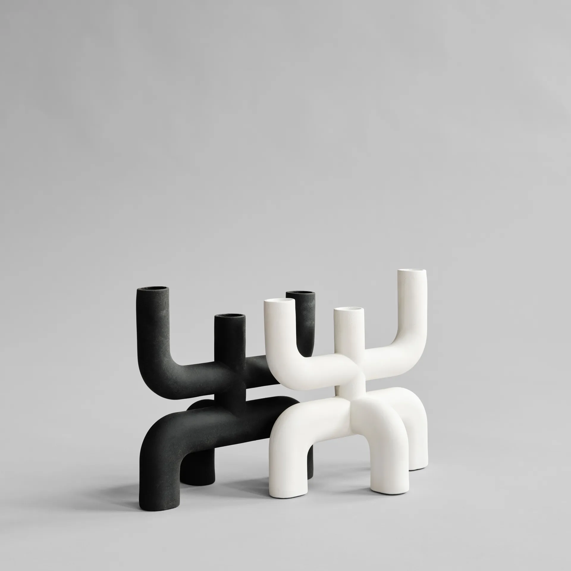 Cobra lysestage 25x25 cm, Bone White 101 Copenhagen