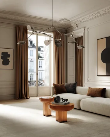 Crown sidebord tall Ø45 cm - Caramel - 101 Copenhagen