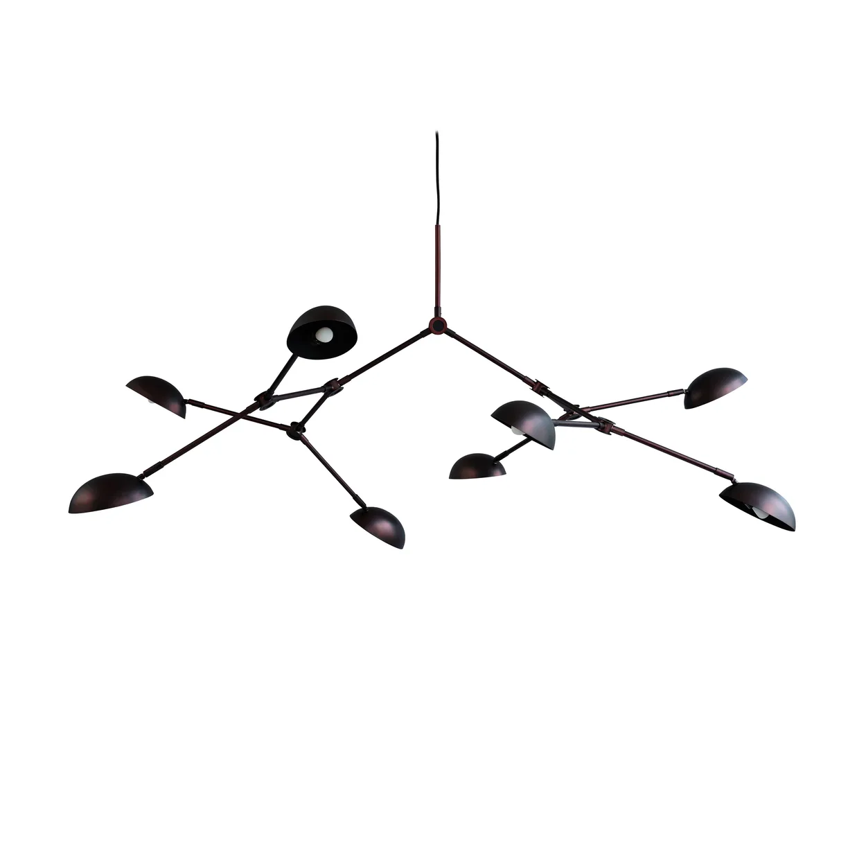 101 Copenhagen Drop Chandelier lysekrone Burned Black