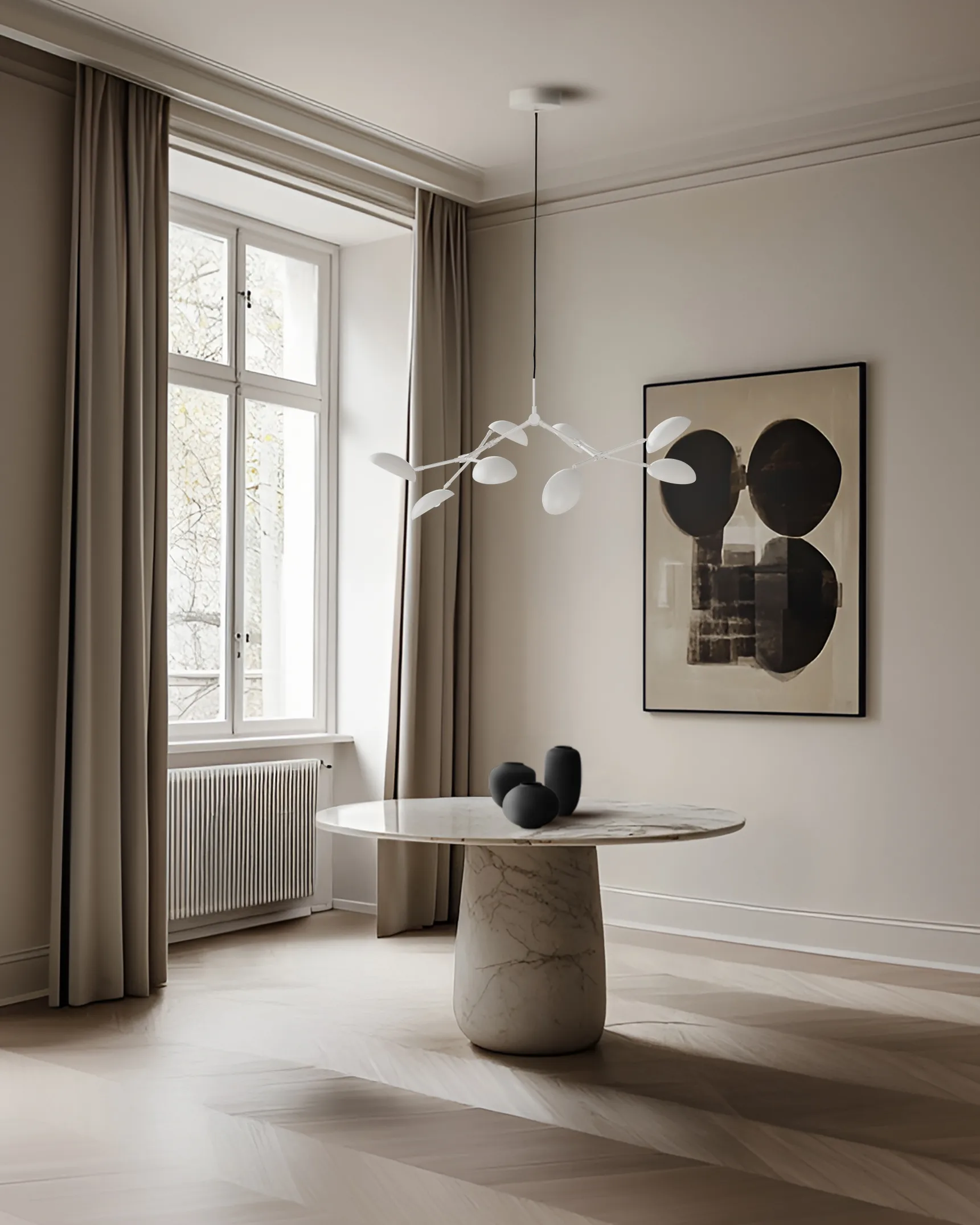 Drop Chandelier lysekrone mini, Hvid 101 Copenhagen