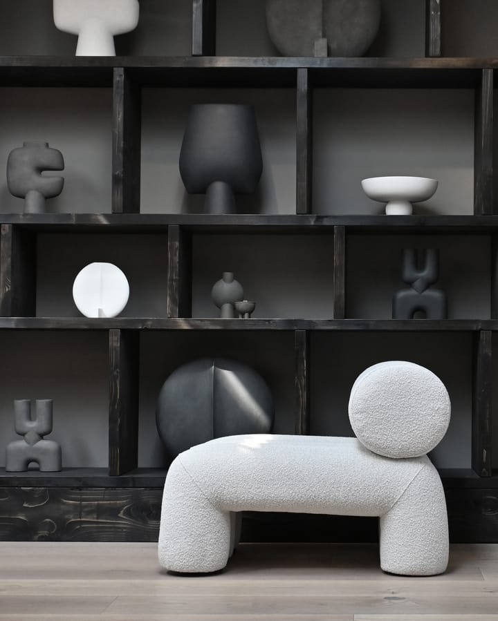 Foku Chair loungelænestol, Bouclé 101 Copenhagen