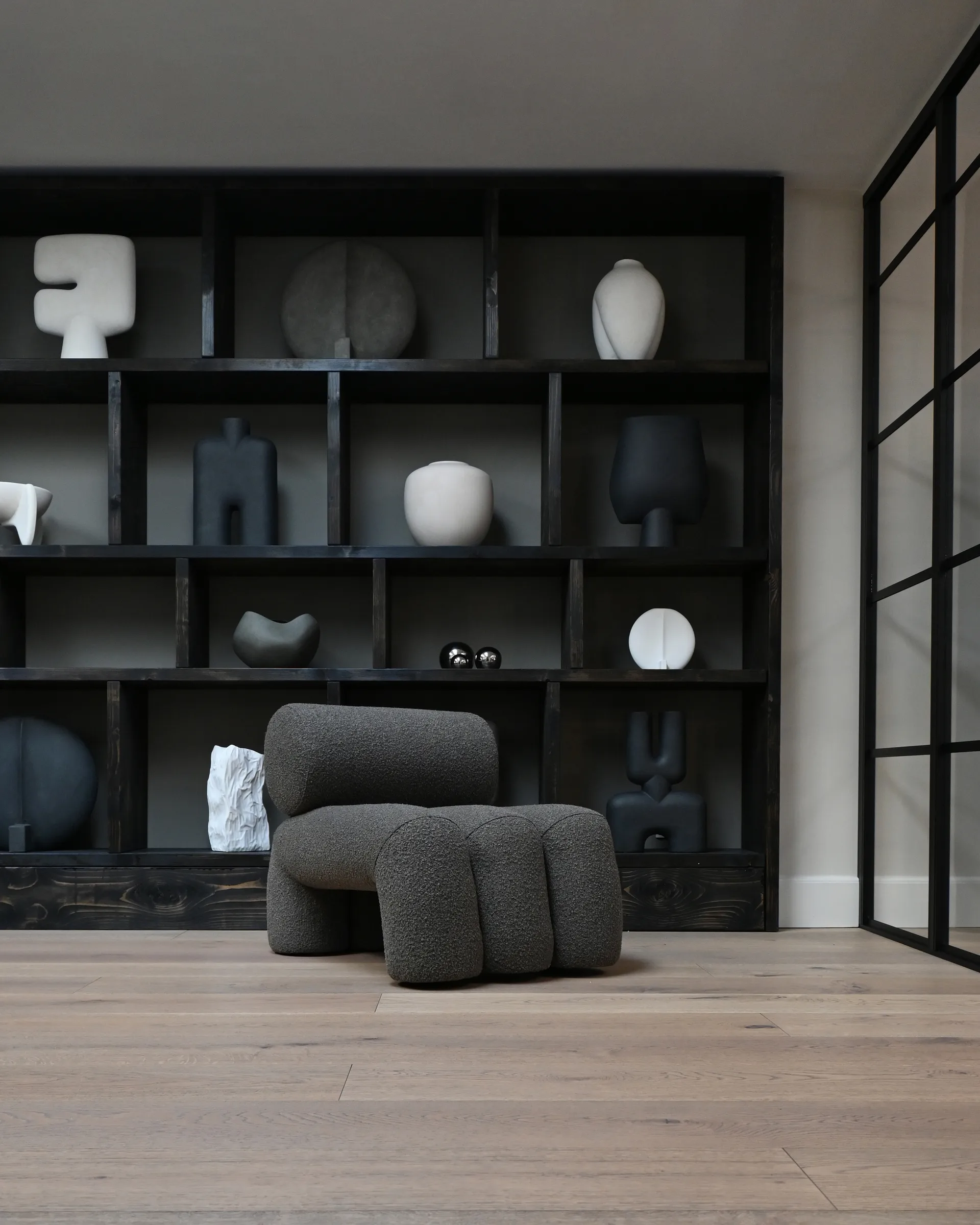 Foku Chair loungelænestol, Deep taupe 101 Copenhagen