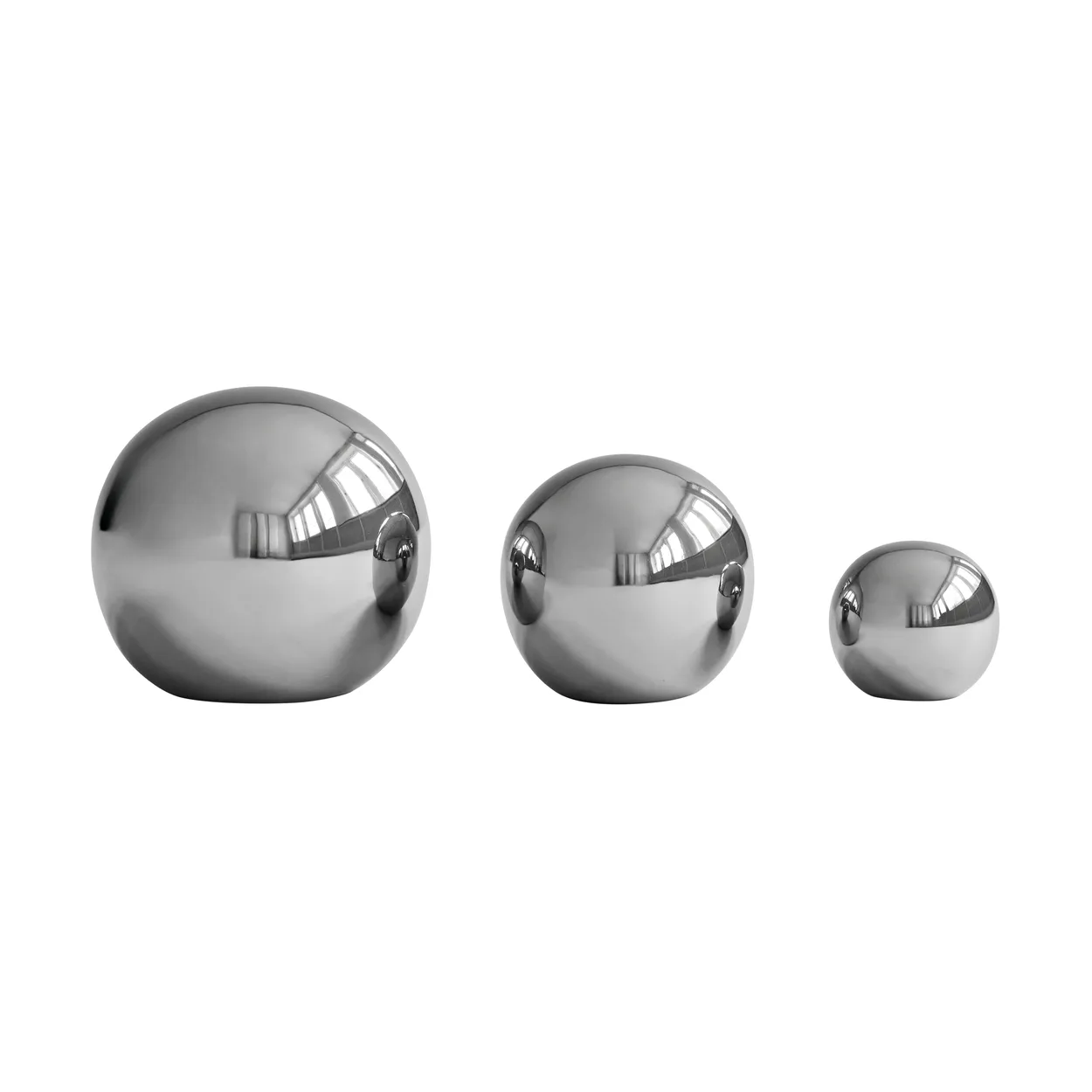 101 Copenhagen Gallery Balls dekoration 3 dele Chrome