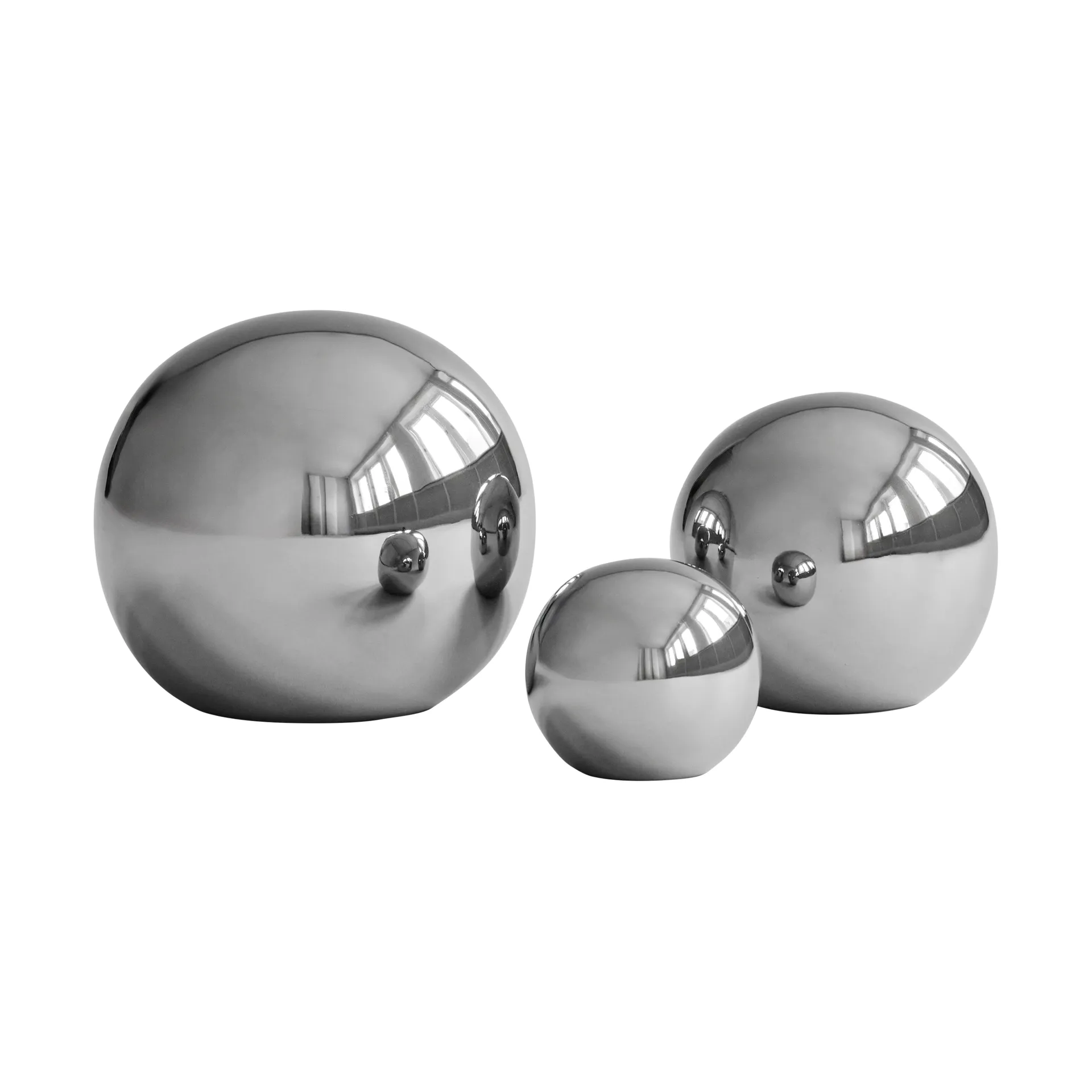 Gallery Balls dekoration 3 dele, Chrome 101 Copenhagen