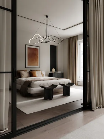 Ghost Chandelier big loftslampe - Burned black - 101 Copenhagen