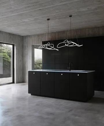 Ghost Chandelier mini loftslampe - Burned black - 101 Copenhagen