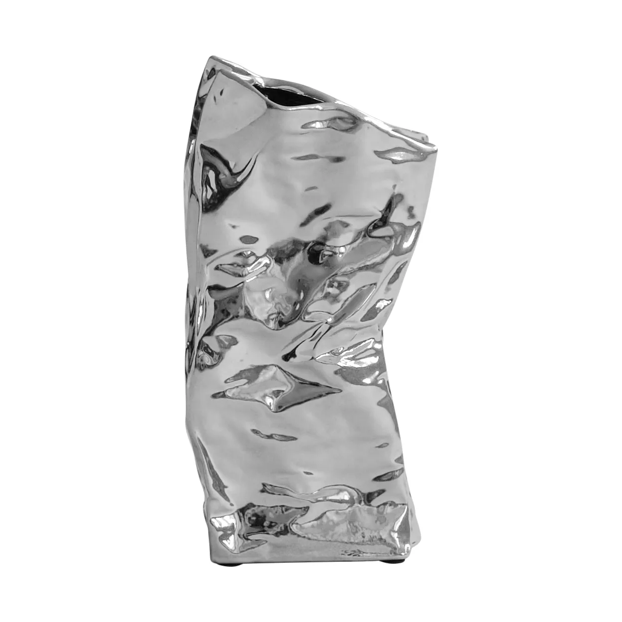 Kami vase mini 25x13 cm, Chrome 101 Copenhagen