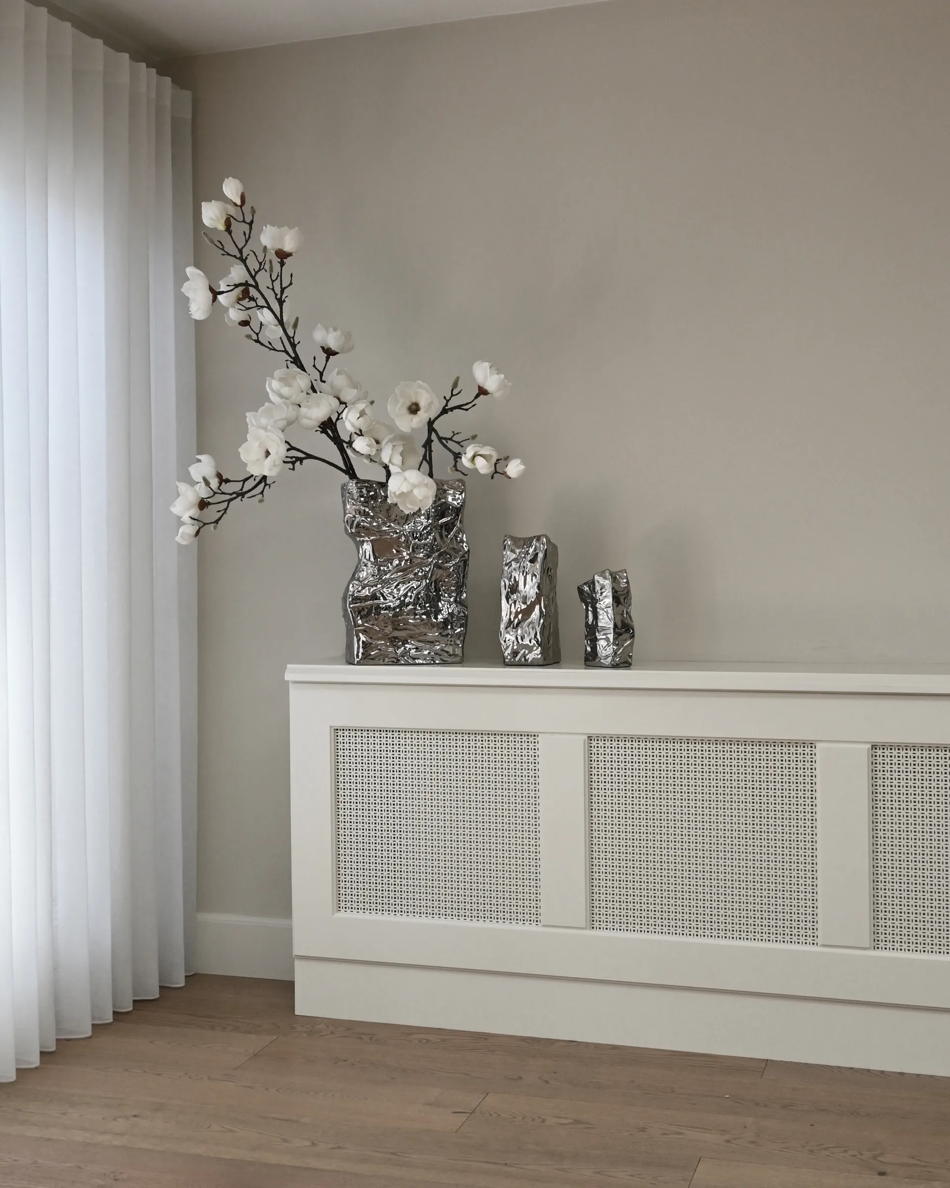 Kami vase mini 25x13 cm, Chrome 101 Copenhagen