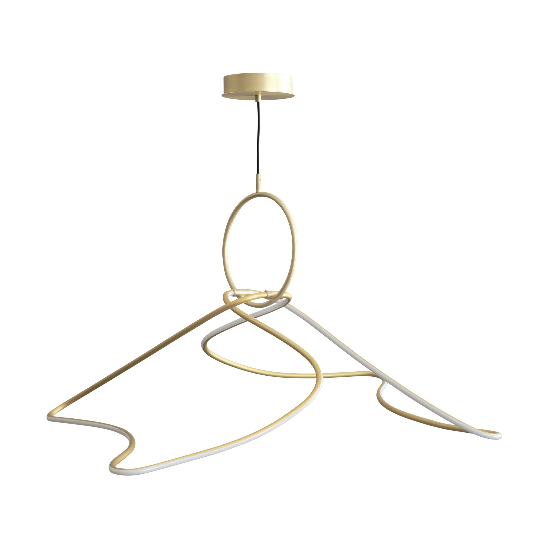 Kumo Chandelier Big lysekrone, Brass 101 Copenhagen