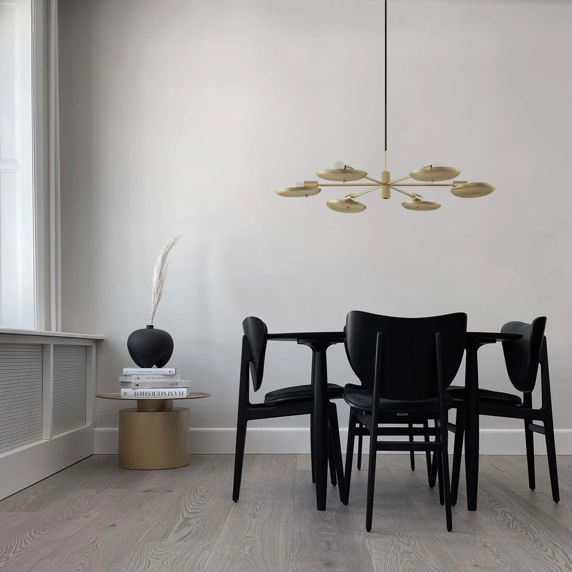 Papillion lysekrone perforeret, Messing 101 Copenhagen