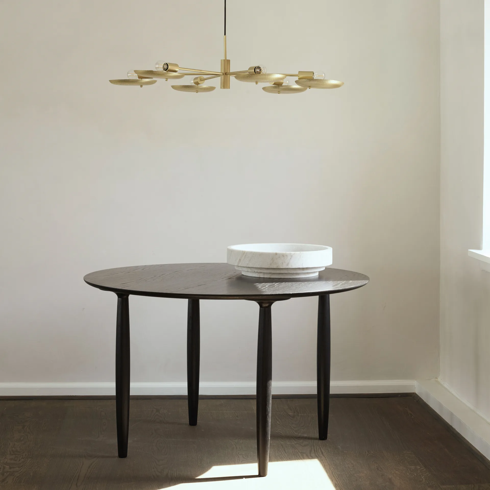 Papillion lysekrone perforeret, Messing 101 Copenhagen