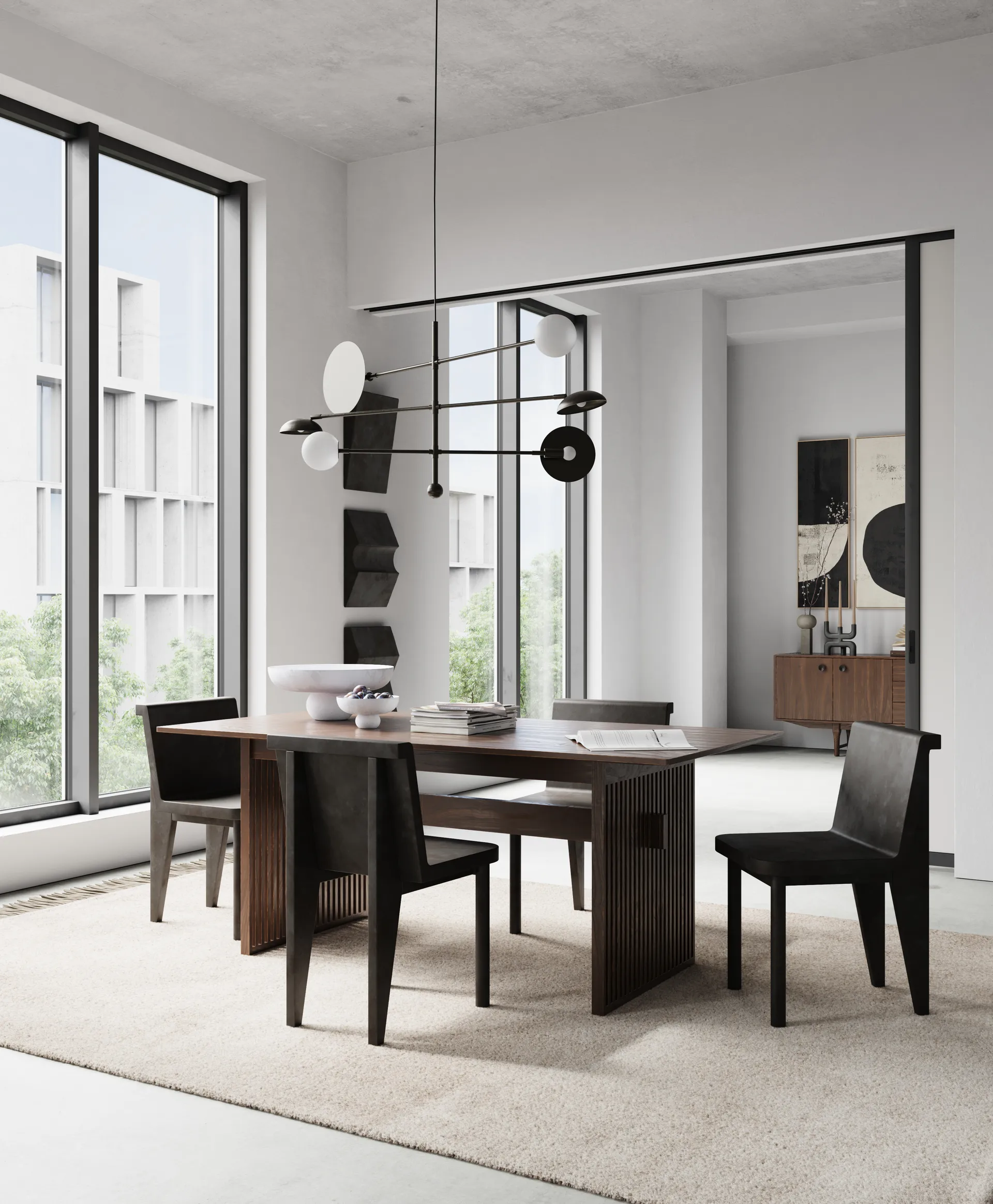 Sahn lysekrone 58x125 cm, Bronze 101 Copenhagen