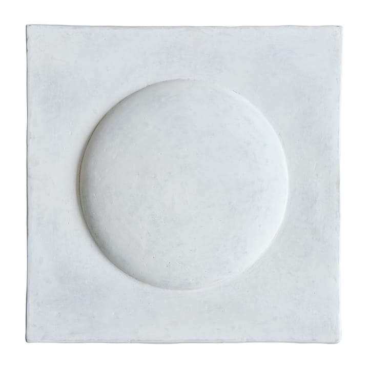 Sculpt Art Shield vægdekoration 58x58 cm - Chalk white - 101 Copenhagen