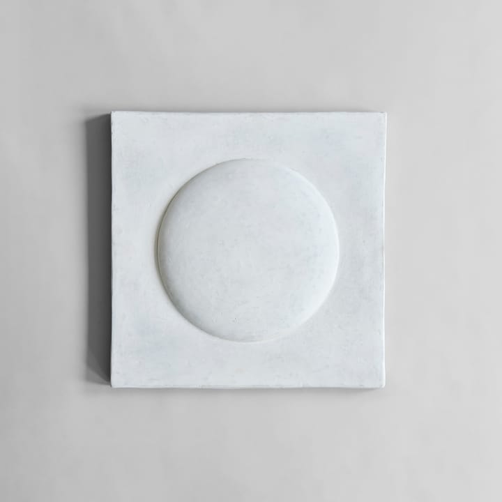 Sculpt Art Shield vægdekoration 58x58 cm, Chalk white 101 Copenhagen