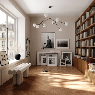 Snake gulvlampe - Burned Black - 101 Copenhagen