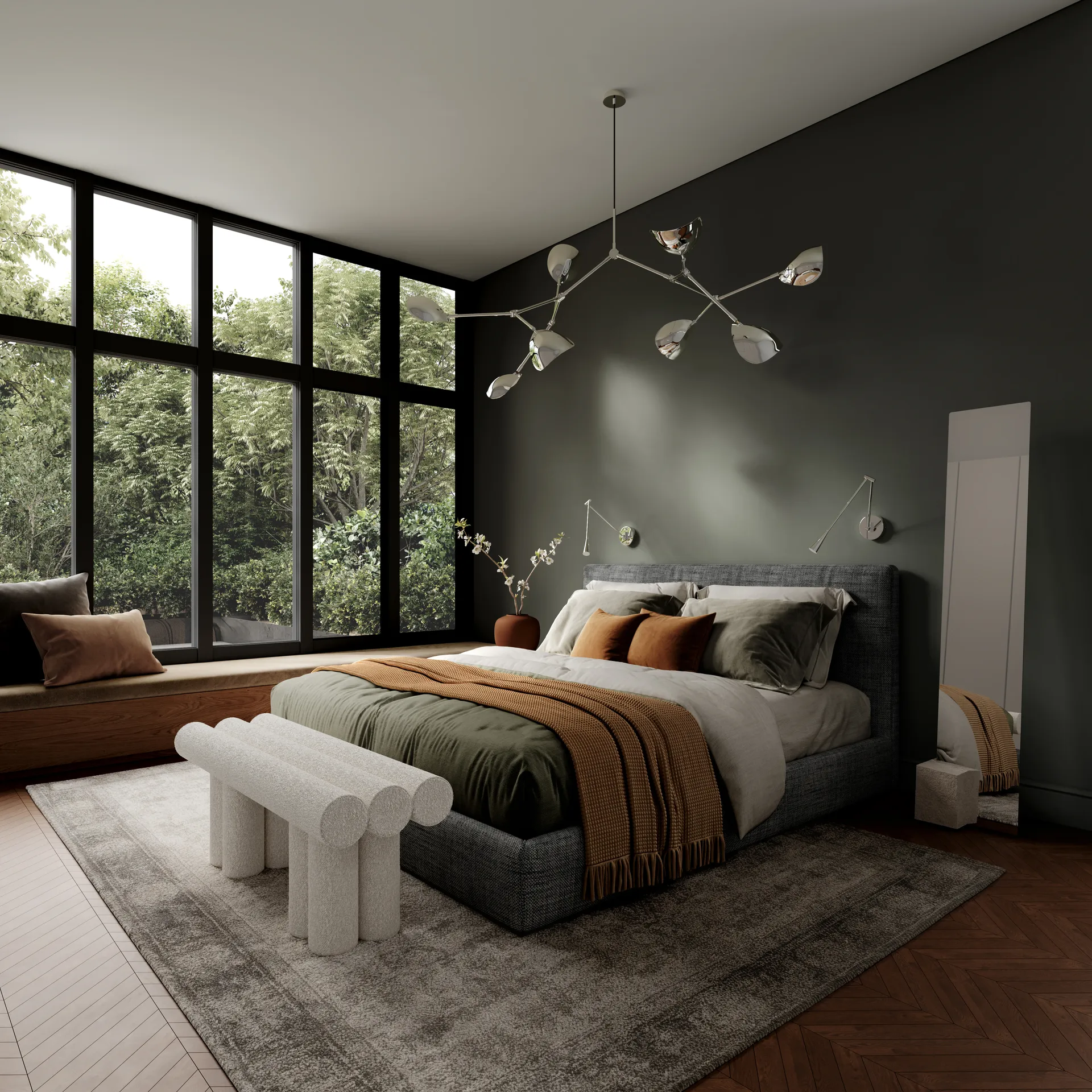 Snake væglampe, Chrome 101 Copenhagen