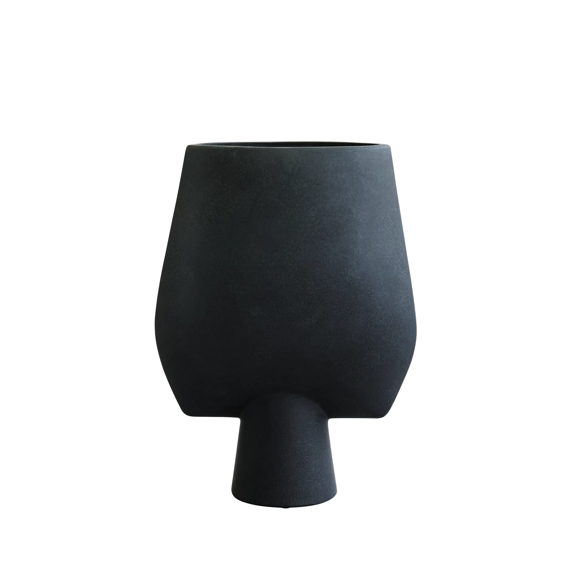 Sphere vase Square Big Ø33 cm, Black  101 Copenhagen
