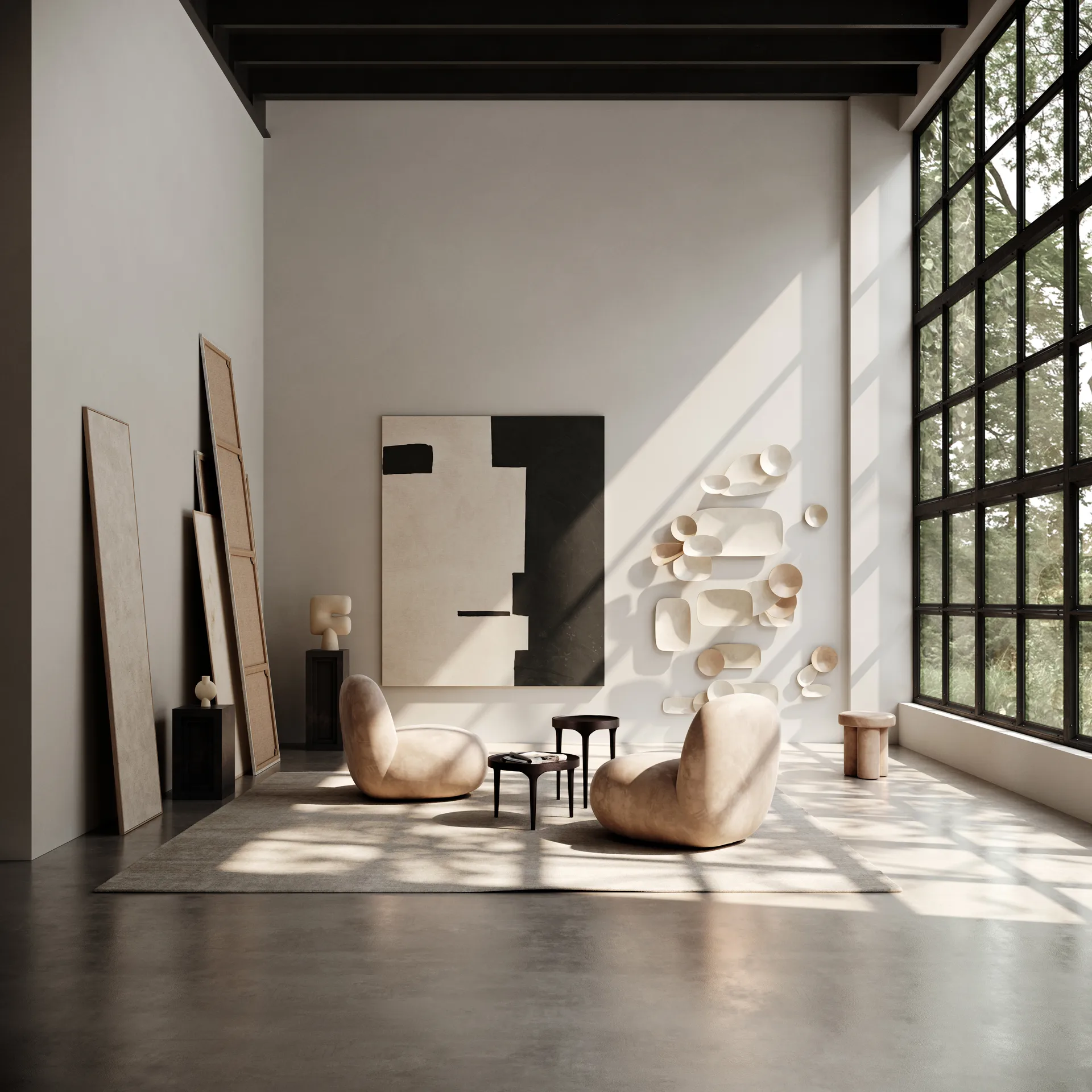 Toe Chair Flat lænestol 92x75 cm, Nubuck 101 Copenhagen