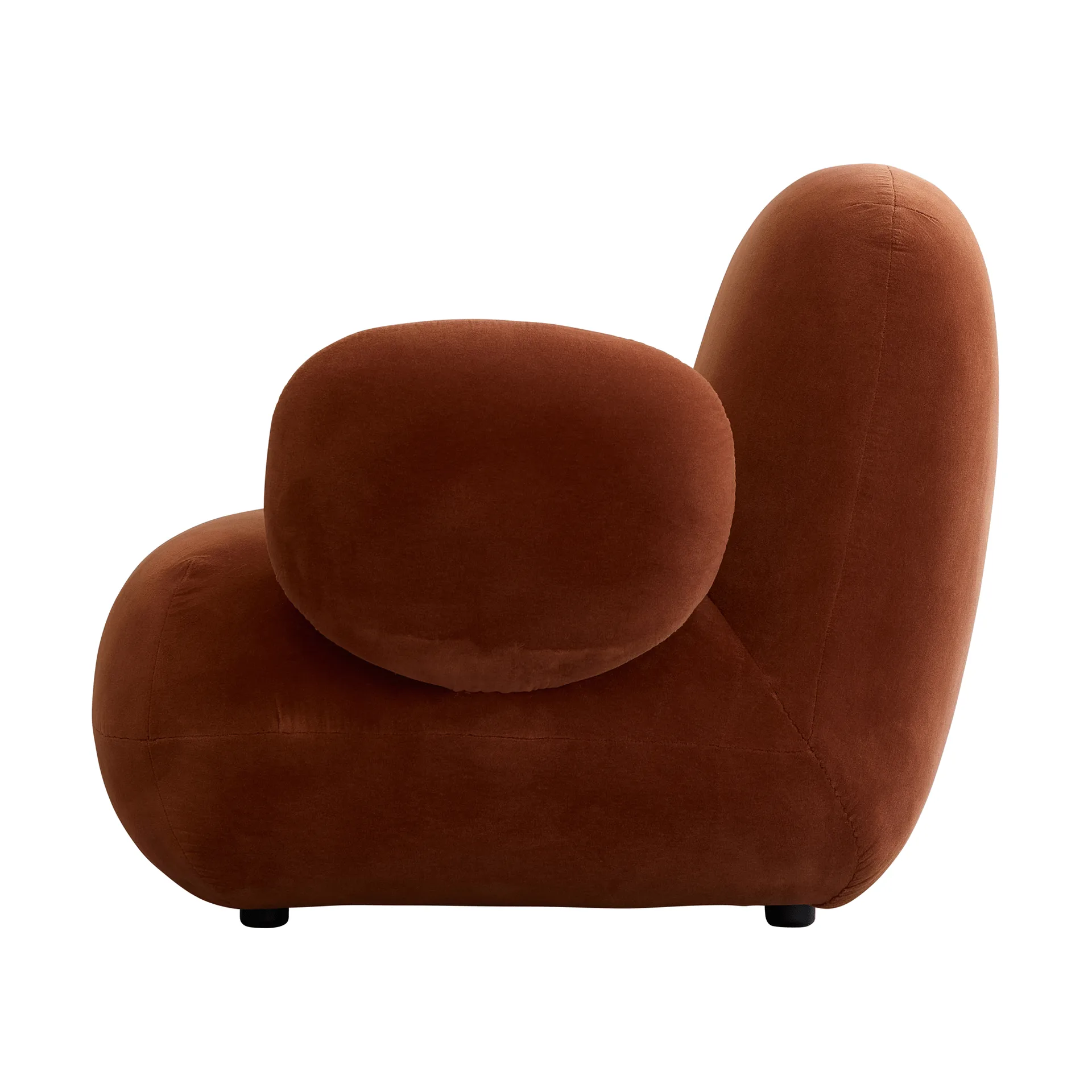 Toe Chair Flat lænestol 92x75 cm, Rust 101 Copenhagen