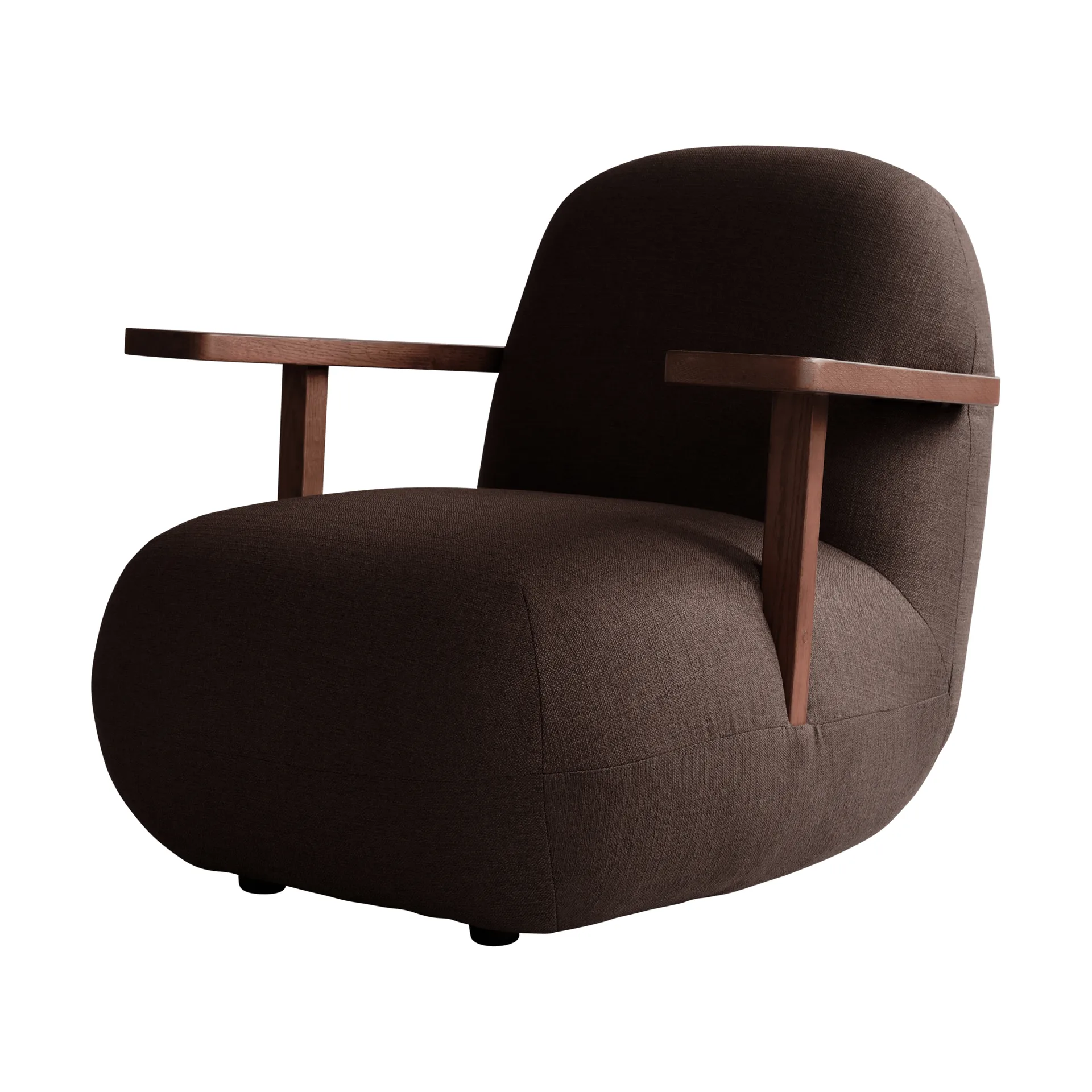Toe chair lænestol med armlæn, Classic brown oak-mørkebrun 101 Copenhagen