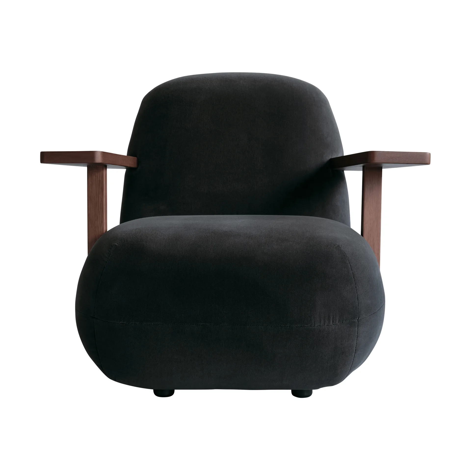 Toe chair lænestol med armlæn, Classic brown oak-peat 101 Copenhagen