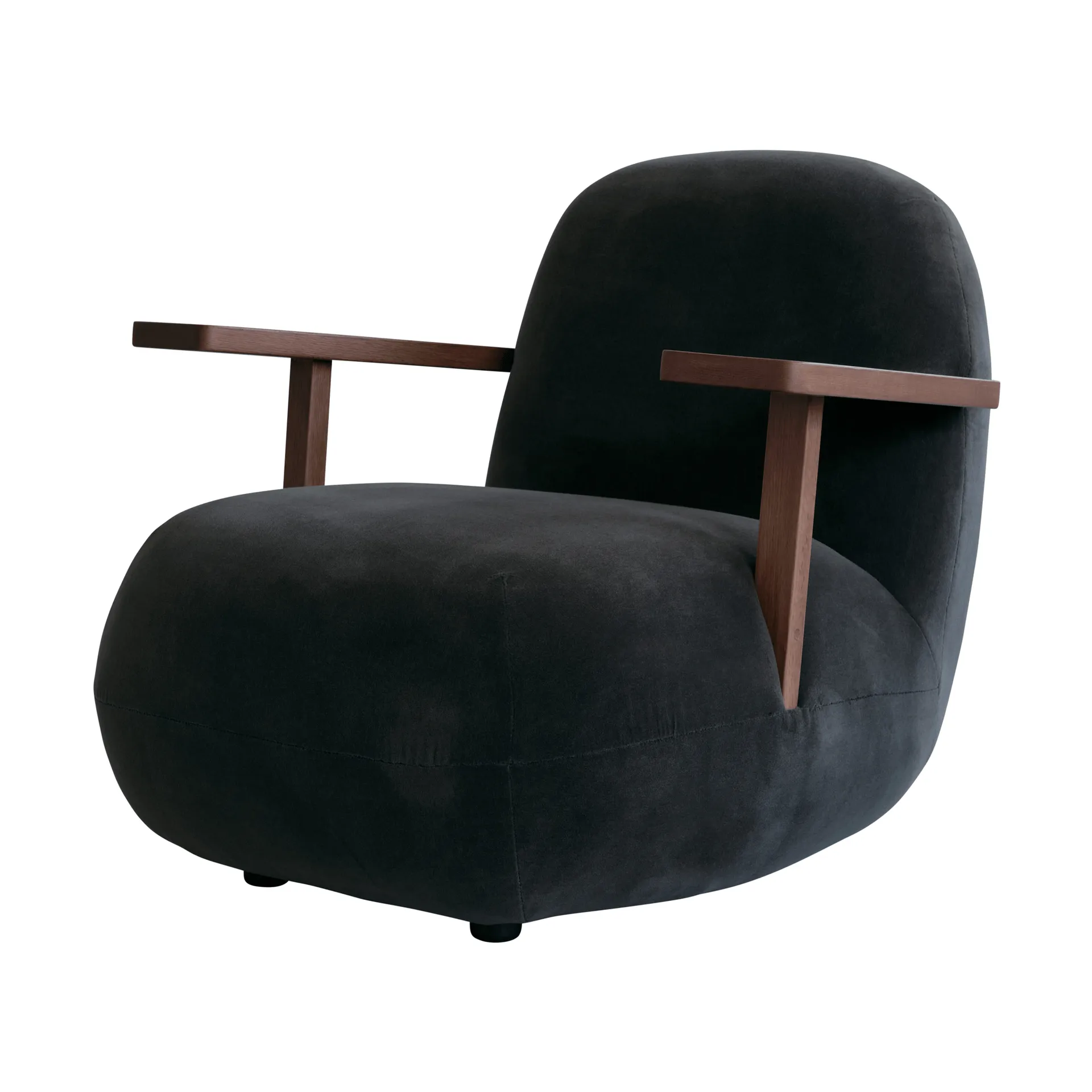 Toe chair lænestol med armlæn, Classic brown oak-peat 101 Copenhagen