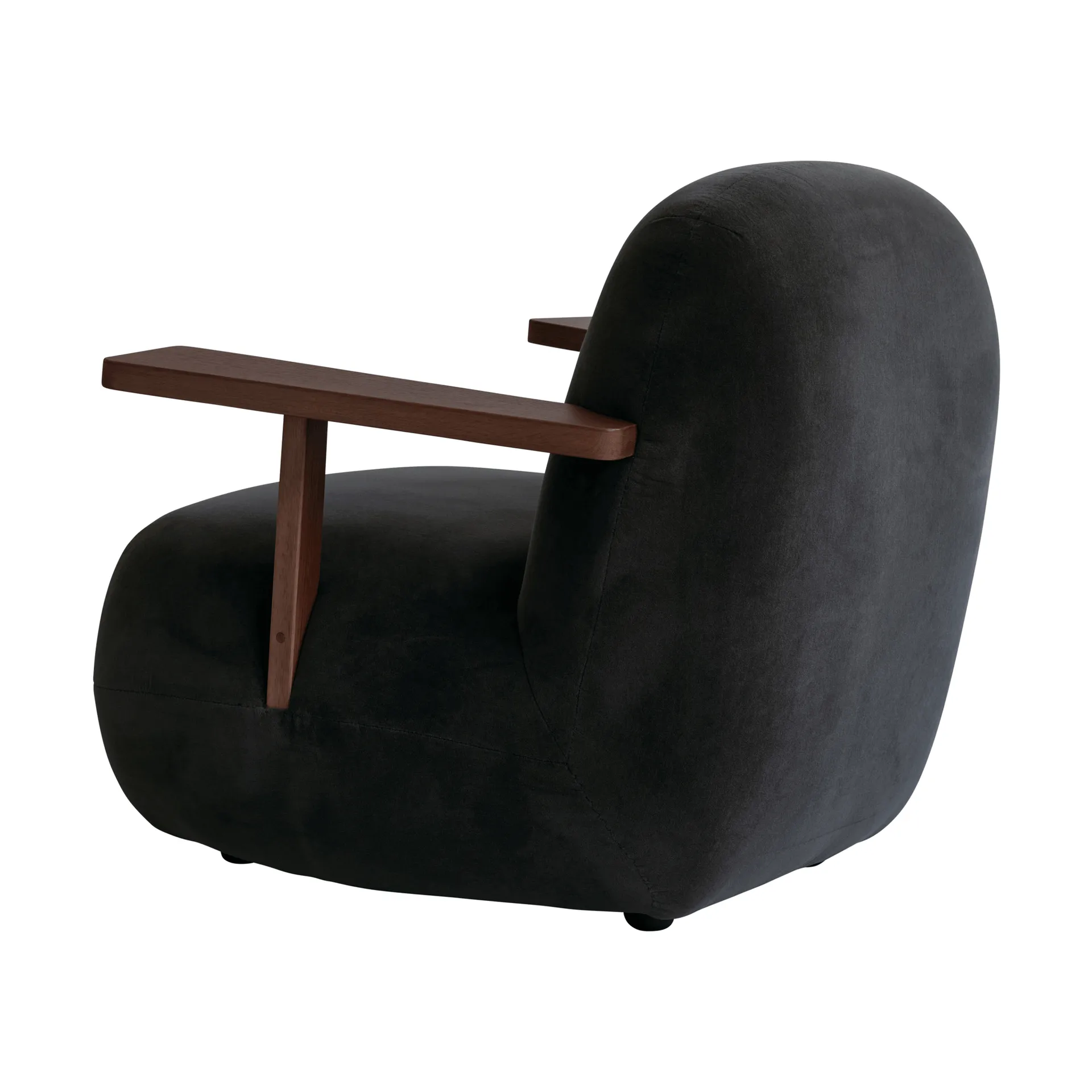 Toe chair lænestol med armlæn, Classic brown oak-peat 101 Copenhagen