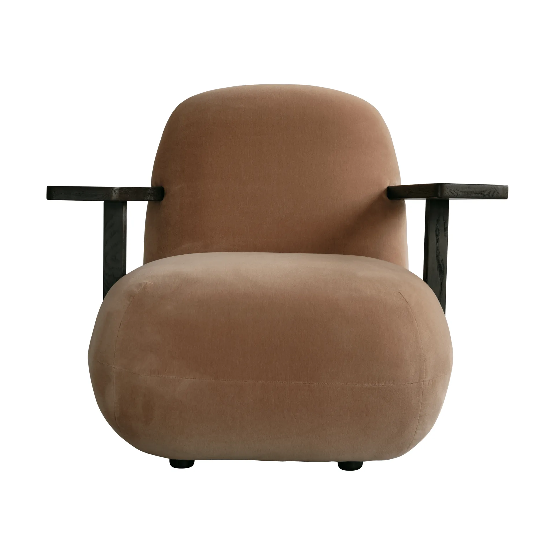 Toe chair lænestol med armlæn, Coffee sort eg-desert 101 Copenhagen
