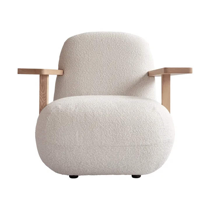 Toe chair lænestol med armlæn - Natural oak-off white - 101 Copenhagen