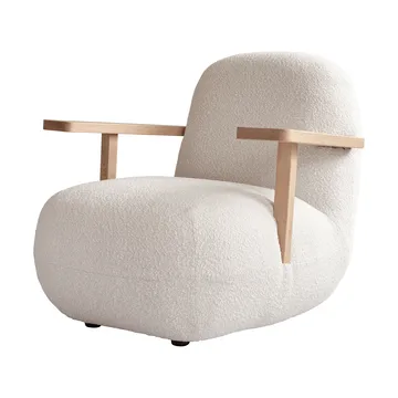 Toe chair lænestol med armlæn - Natural oak-off white - 101 Copenhagen