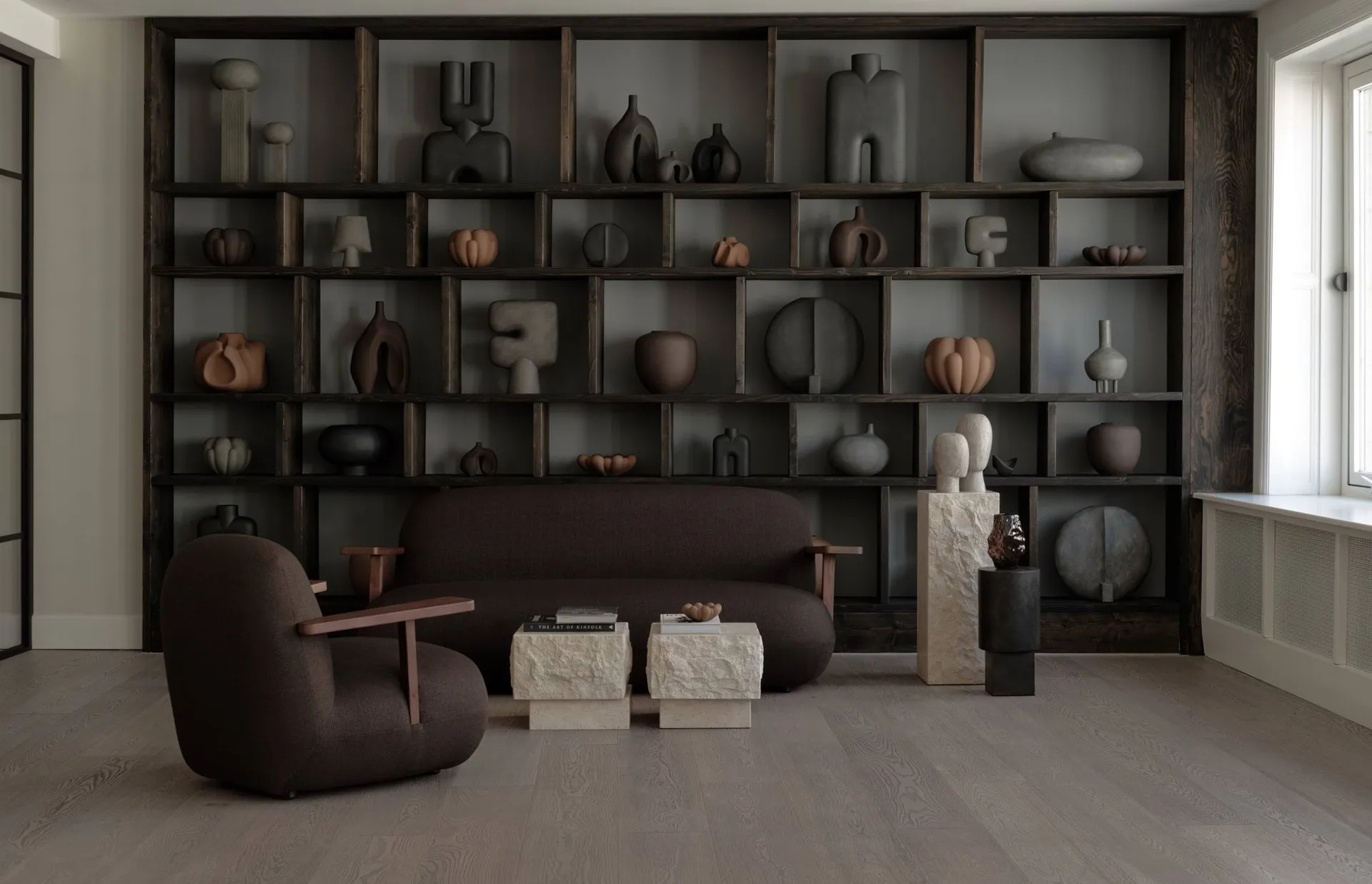 Toe Sofa, Classic brown oak-mørkebrun 101 Copenhagen