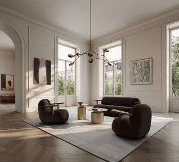 Toe Sofa - Classic brown oak-mørkebrun - 101 Copenhagen