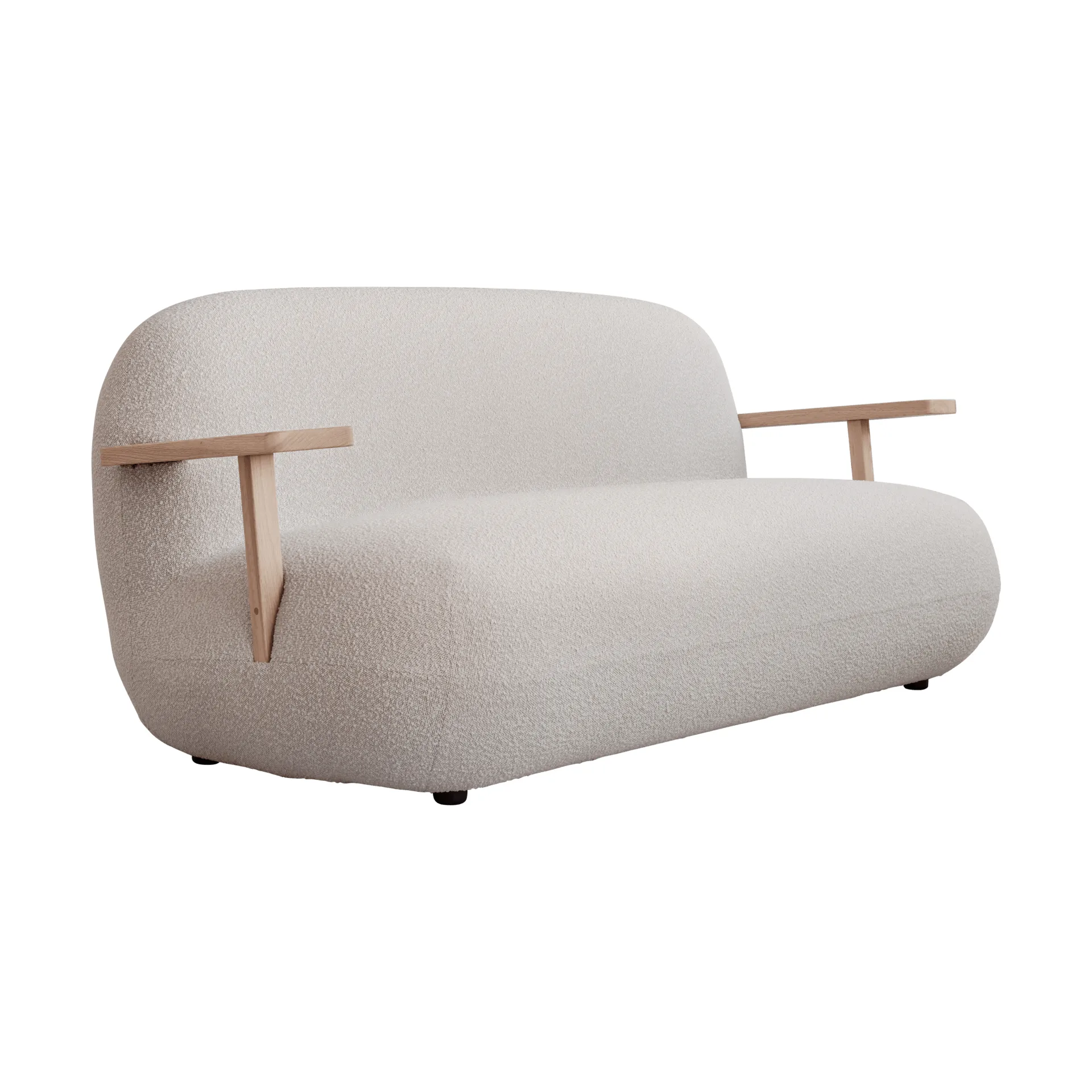 Toe Sofa, Natural oak-off white 101 Copenhagen