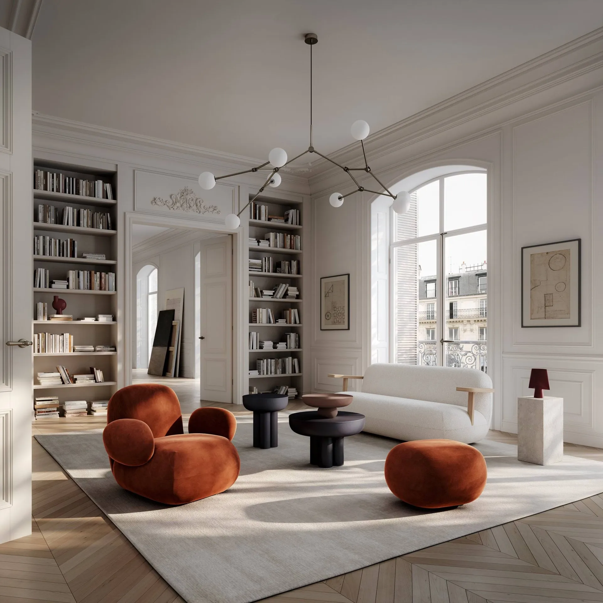 Toe Sofa, Natural oak-off white 101 Copenhagen