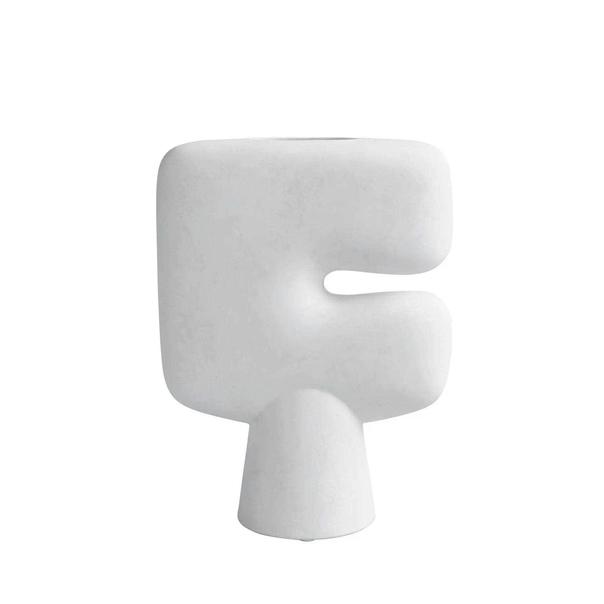 Tribal vase Stor 45 cm, Bone white 101 Copenhagen