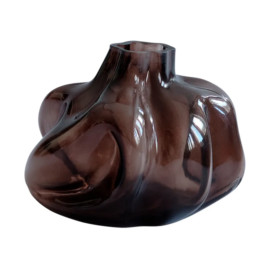 Wabi Mini vase 16 cm, Smoked forest 101 Copenhagen