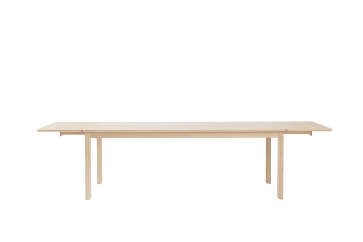 Alfred spisebord 90x220 cm, Hvidpigmenteret eg 1898