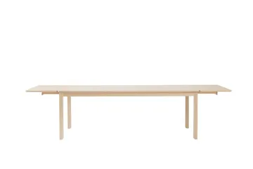 Alfred spisebord - Hvidpigmenteret eg, 90x220 cm - 1898