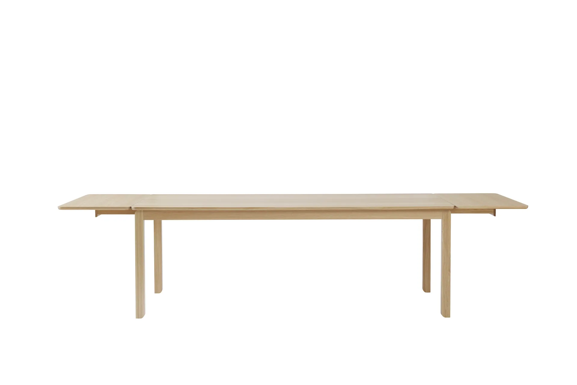 Alfred spisebord, Hvidpigmenteret eg, 90x220 cm 1898
