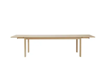 Alfred spisebord - Hvidpigmenteret eg, 90x220 cm - 1898