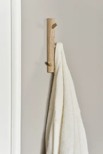 Allsarp vertikal knagerække 3 kroge - Eg - 1898