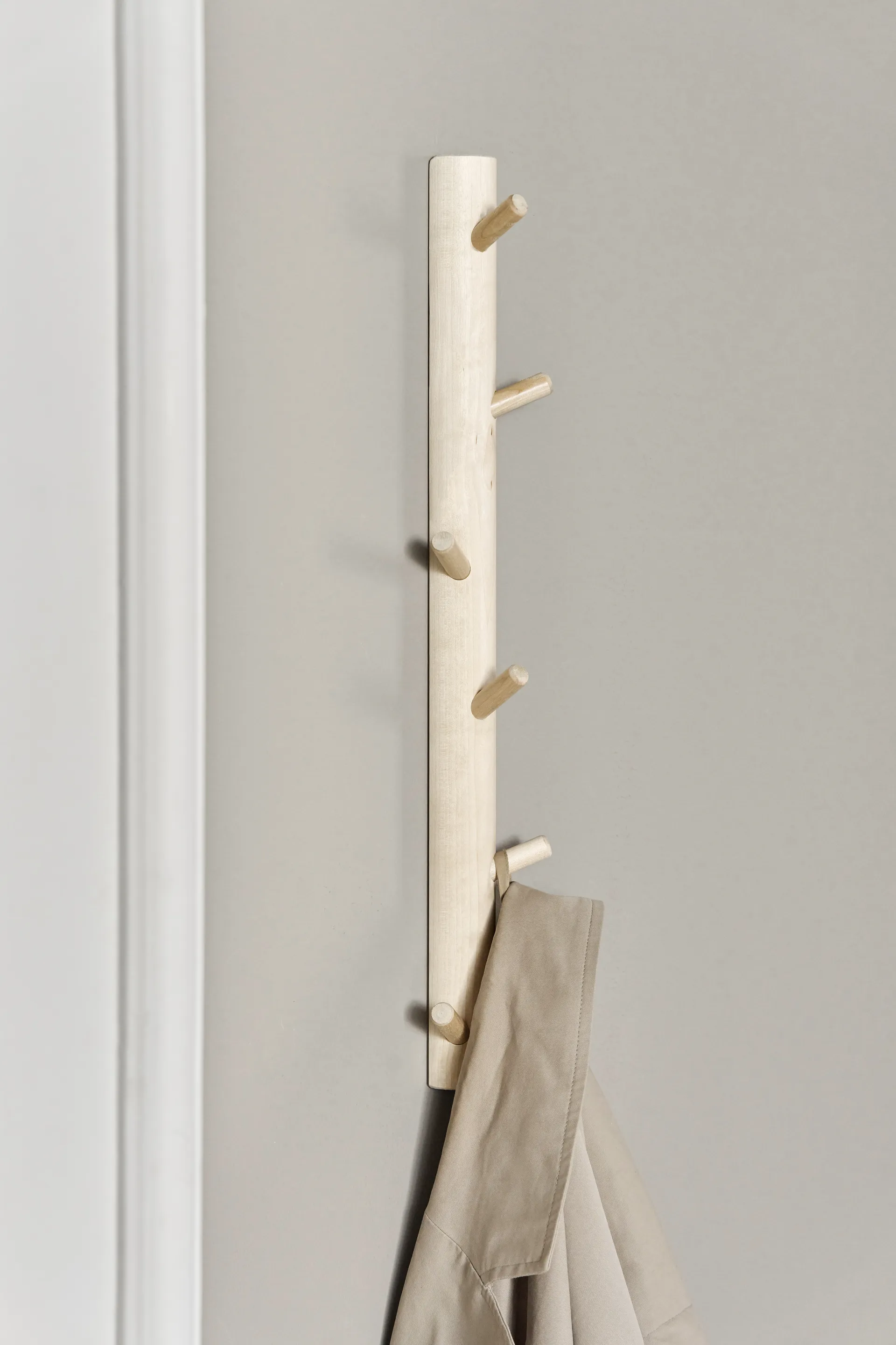 Allsarp vertikal knagerække 6 kroge, Birk 1898